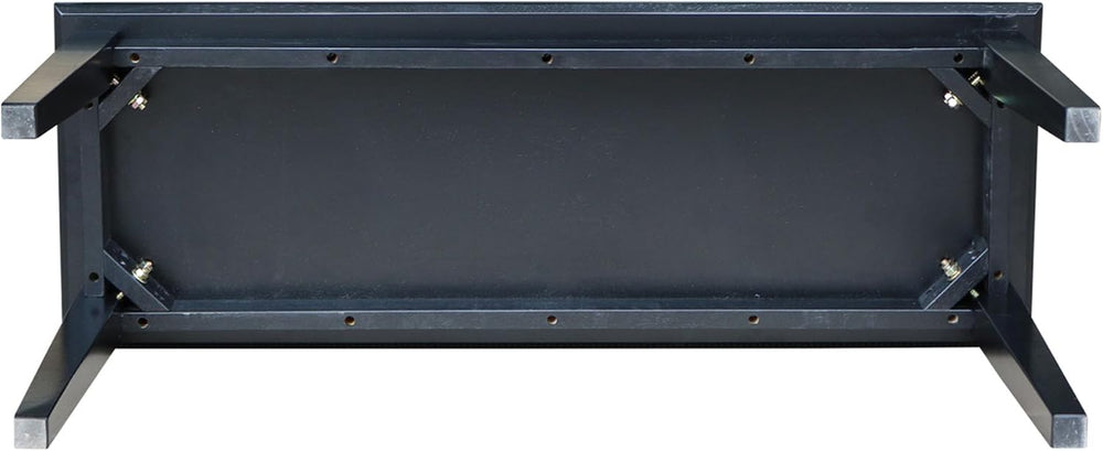 International Concepts Shaker Style Bench, 39-Inch Wide, Solid Parawood, Unfi...