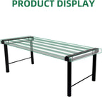 2PC Extra leg extensions, Replacement Parts for Metal Plant Stand (Short Leg Replacement Part Ebony)