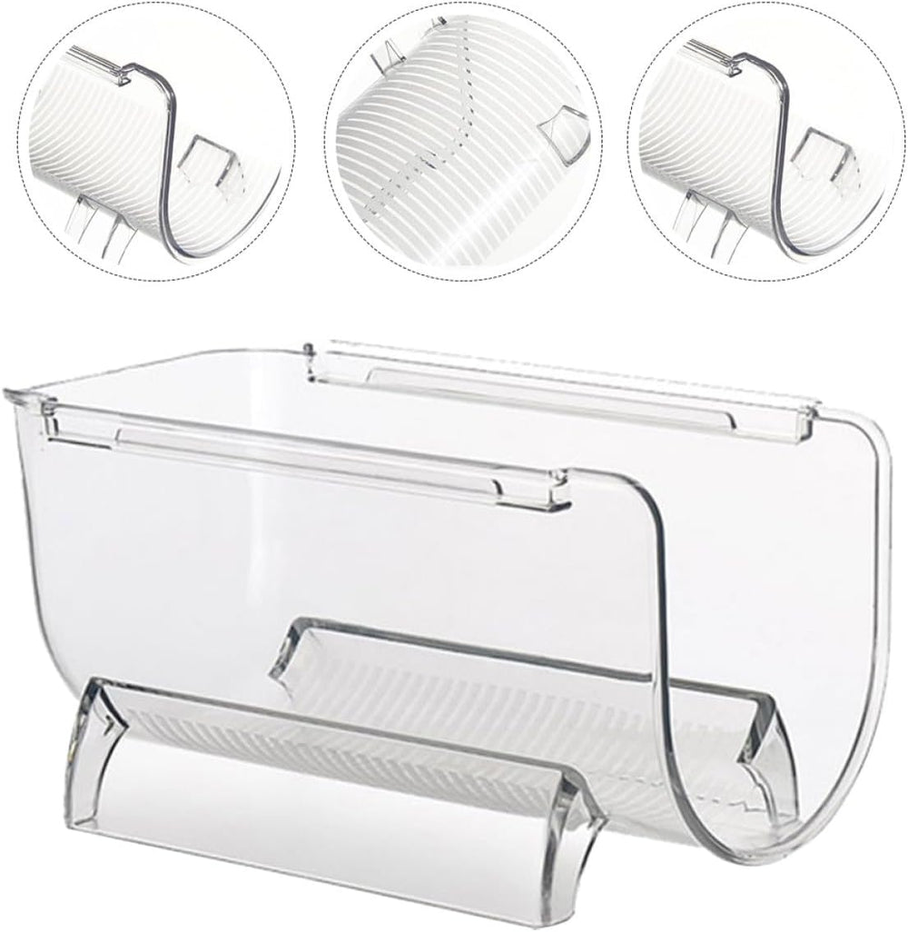 SHINEOFI 8Pcs Stackable Acrylic Wine Bottle Holder Wine Storage Rack Single L...