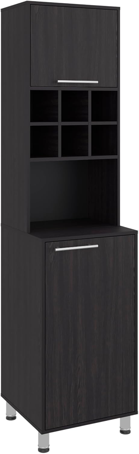 Attica Tall Kitchen Pantry Cabinet, 80.3" High Freestanding Double Door ...