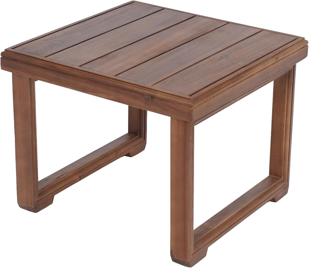 Christopher Knight Home Nicholas Outdoor Small Coffee Table, Slat Panel Squar...