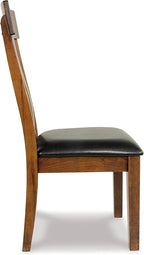 Signature Design by Ashley Ralene Rake Back 19" Dining Room Chair 2 Count, Medium Brown