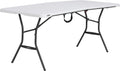Lifetime 6-Foot Fold in Half Table, Light Commercial, White Granite