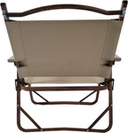 Penau Kids Folding Chair Set, Portable Aluminum Frame, Natural | Set Of 4 Foldable Kids Chairs, Aluminum Frame, Beech Armrests, Canvas Seat, Travel, Patio Use