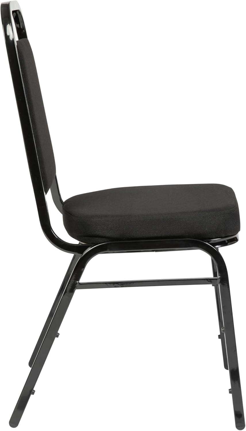 Flash Furniture Hercules Series Trapezoidal Back Stacking Banquet Chair with ...