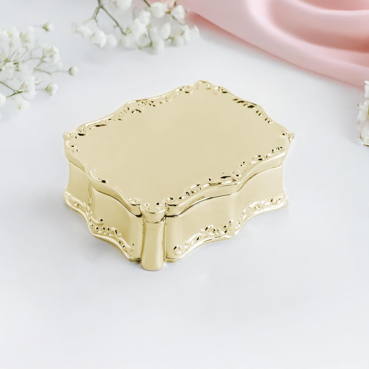 Cherished Moments Personalized Baptism Rectangle Jewelry Box
