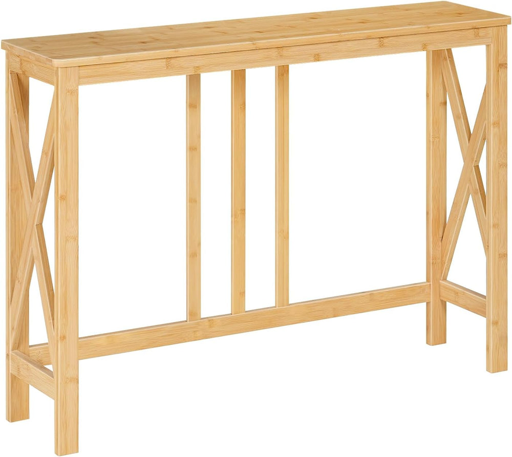 HOOBRO Narrow Console Table, Sofa Table for Entrance, 39.4" Long Entrywa...