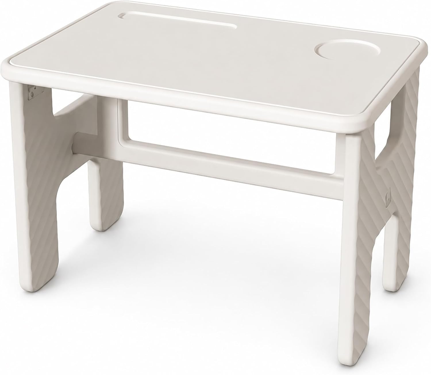 UNICOO Kids Folding Table, Toddler Activity Table for Study, Snack, Art Craft and Play, Portable Plastic Children's Table for Small Spaces, Home and Playroom