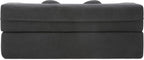 75" Convertible Folding Sofa Bed, 2-in-1 Full Size Floor Boneless Couch Bed, Loveseat sleeper Couch, Memory Foam Floor Sofa Sleeper SofaBed, Small couches for small spaces, No Assembly (Black)