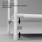 Metal Corner Coat Rack,Corner Hall Tree with 3 Storage Shelves,freestanding Clothes Rack Organizer with Hooks and Thick Clothes Rod, for Entryway Bedroom Living Room Home Office