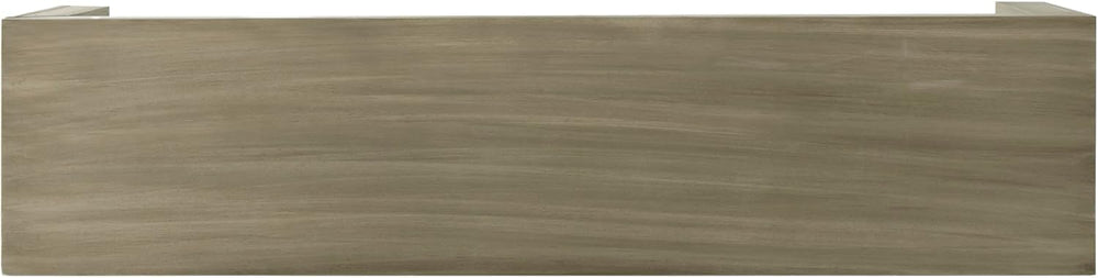 GDFStudio Farmhouse Acacia Wood Dining Bench, Light Gray Oak