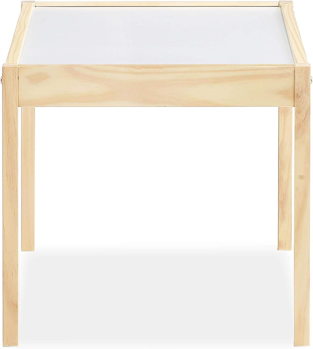 Baby Relax Hunter 3-Piece Kiddy Table & Chair, Natural/White Table Set