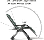 Gravity Reclining Chair, Outdoor Patio Recliner, Adjustable Backrest, Indoor Lounge for Backyard,(E)