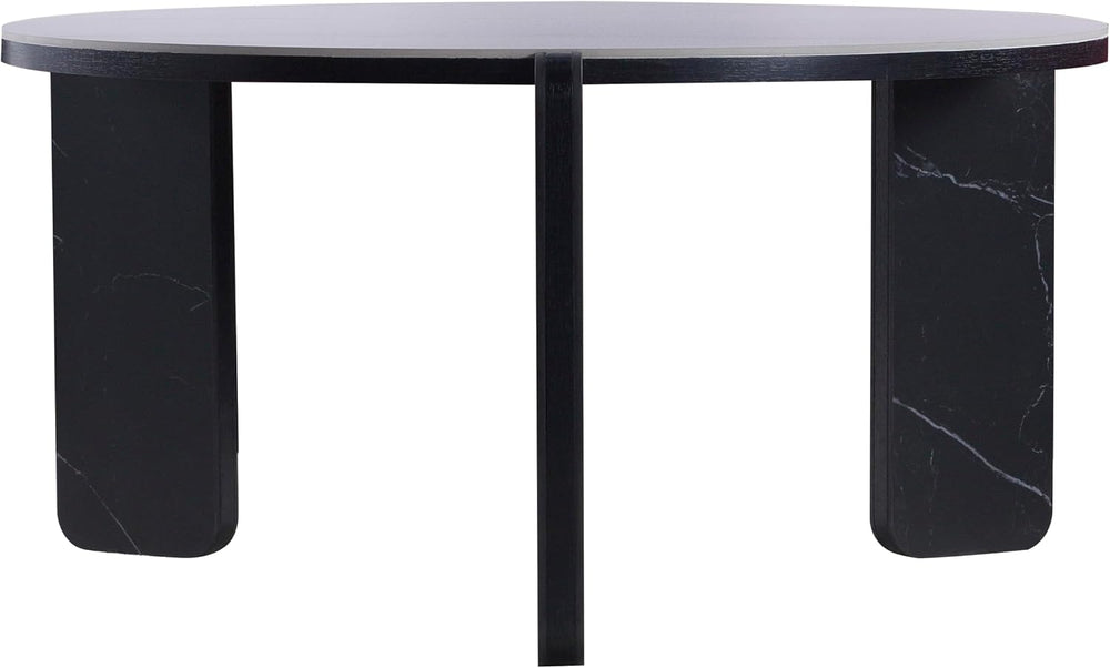 Nesting Tables for Living Room, White Sintered Stone Set | Faux marble coffee...