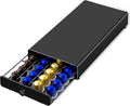 Coffee Pod Drawer Compatible with Nespresso Original Line, Coffee Pod Holder for counter, 40 Capsules Capacity, Black