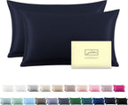 Silk Pillowcase for Hair and Skin,Soft,Breathable and Sliky 100% Silk Pillowcases King Set of 2,Both Sides Natural Mulberry Silk Pillow Cases with Hidden Zipper(King Size 20"X 36",2pcs)