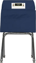 Seat Sack Student Chair Storage Pocket - 14", Single Pocket, Classroom Chair Organizer for Student Desks, Durable Over-the-Chair Storage, Blue, 1-Pack