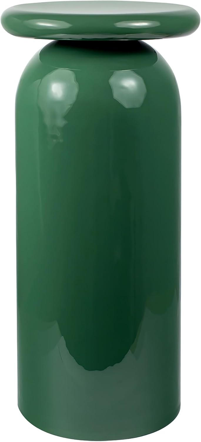 Eyely DNE1008A Elian 22.75" Mid-Century Modern Metal Sleek Cylinder Drin...