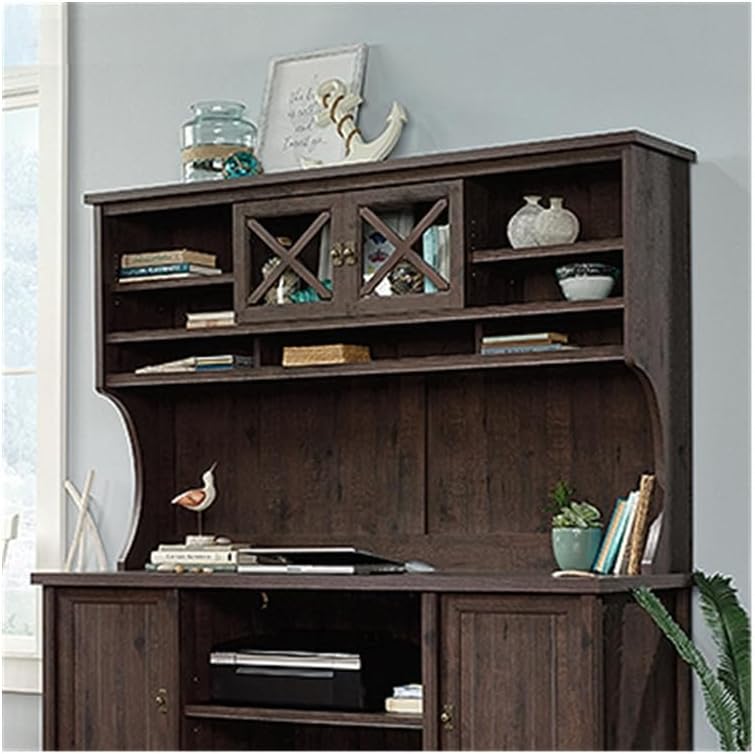 HomeStock Seaside Style Large Hutch CFO - 64.57W x 13.19D x 40.04H - Rustic S...