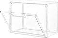 Stackable Storage Bins,Clear Acrylic Display Case, Acrylic Boxes with Lids, Stackable Storage for Handbags & Purse, Magnetic Lid Storage Bins for Home Organization-1 Pack