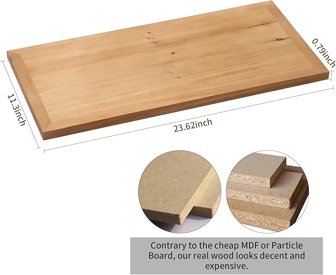 Crofy Rustic Bookshelf, 4 Tier Real Wood Bookshelf, Metal Book Shelf for Storage, Black Bookcase, 12.6" D x 23.62" W x 50.39" H