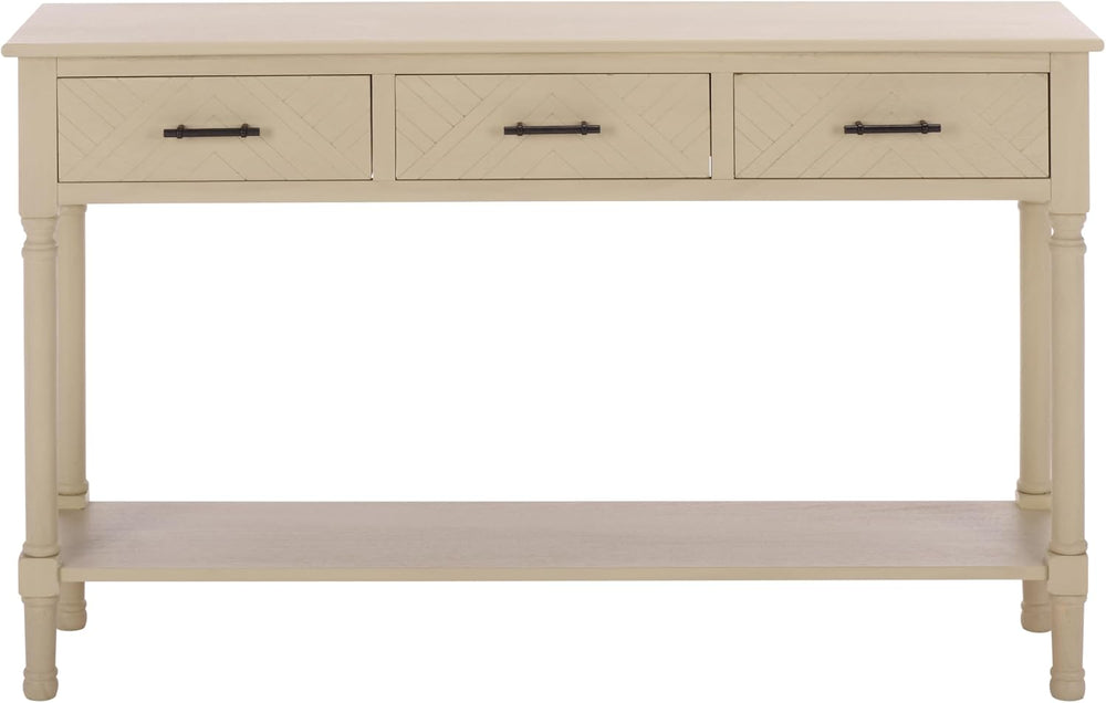 SAFAVIEH Home Collection - Peyton Sand Console Table with 3 Drawers and 1 She...