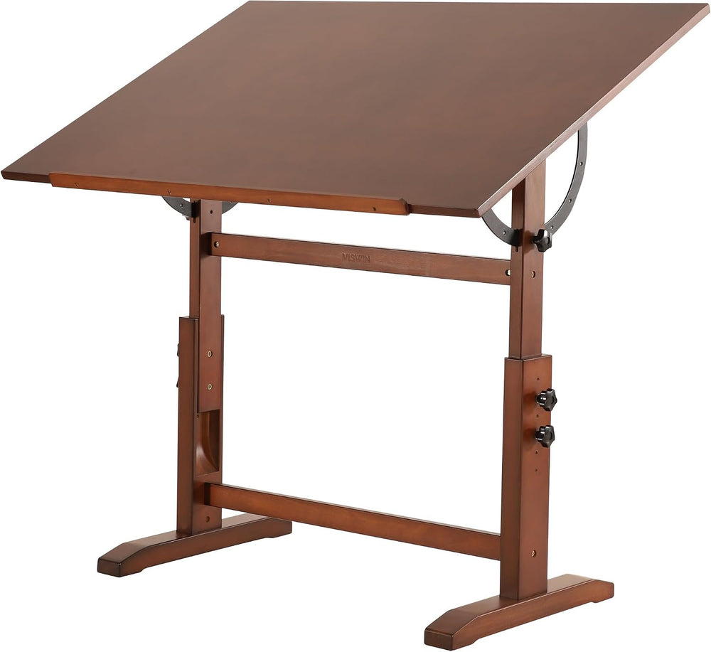 VISWIN Wood Drafting Table for Adults, 30" X 42" Extra-Large Drawin...