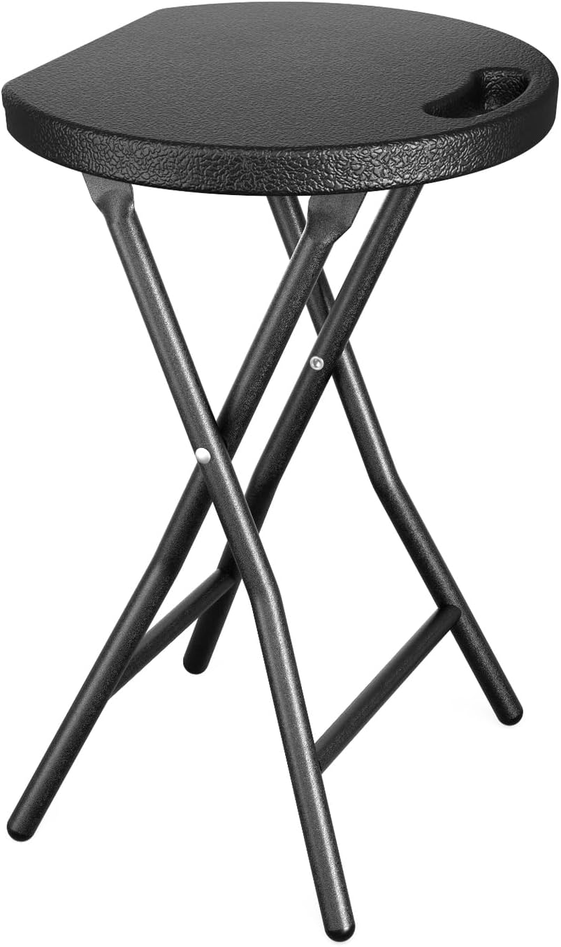5Rcom Folding Stools, 1 Pack Portable Stools Chairs with Handle, Collapsible ...