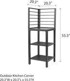 RTS Home Accents Outdoor Kitchen Corner