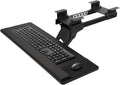 FAHKNS Keyboard Tray Under Desk，Multi-Function Keyboard Tray Adjustable with Mouse Pad & Wrist Rest，Ergonomic Large Size Keypad Tray Holder， Suitable for Office/Game/Home