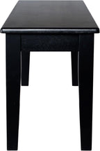 Boraam Shaker Backless Wood Bench - Black Finish
