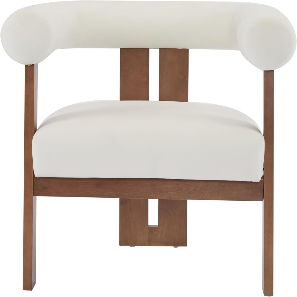 Christopher Knight Home Modern Velvet Upholstered Accent Chair for Living Roo...