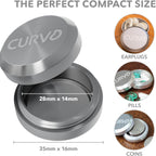 CURVD Premium Carrying Case – Durable Travel Keychain Container, Medicine Pill Organizer & Travel Pill Box, Small Waterproof Holder for Pills, Earplugs, Jewelry, Compatible with Loop, Vibes & Eargasm
