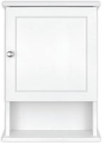 MCS 23x16 White Medicine Cabinet Organizer, Wall Mounted Bathroom Cabinet for Over-The-Toilet Storage, Bathroom Furniture & Restroom Organizer