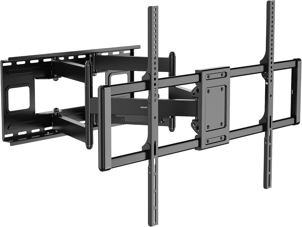 Mount-It! Heavy Duty XXL Full Motion TV Wall Mount for Extra Large TVs, max V...