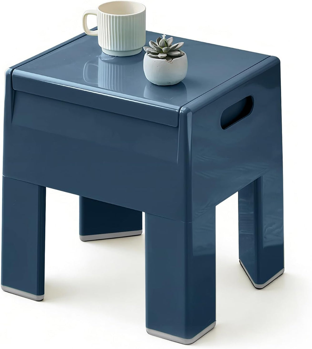 Colorful ABS Plastic Nightstand Detachable Storage Side Table Stool | Tool-Fr...