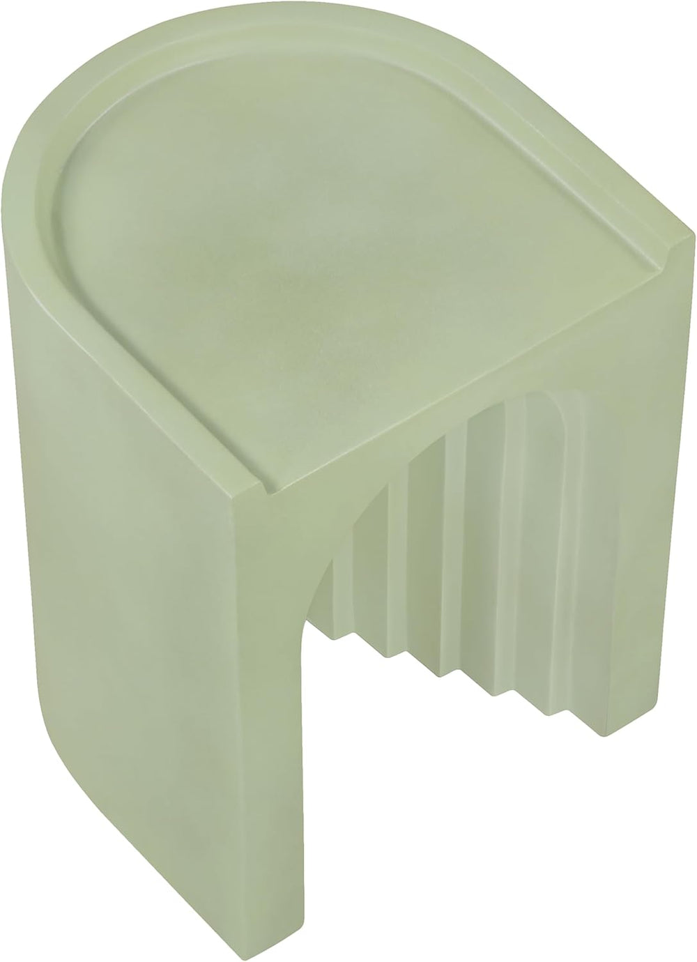 Meridian Furniture 646Green-ET Avenda Collection Art Deco End Table with Fini...