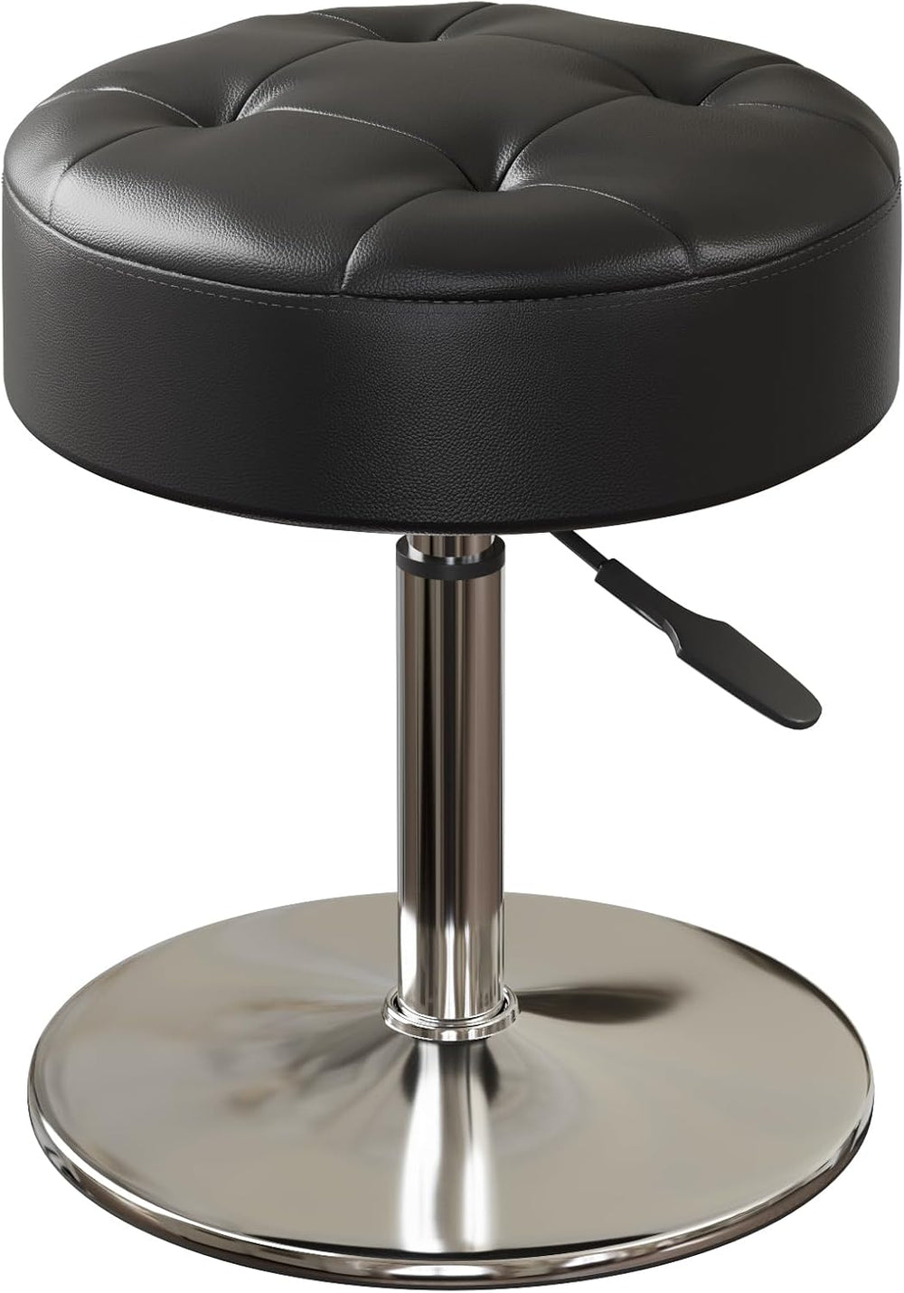 Youtanic Vanity Stool with Adjustable Height, 360°Swivel Ottoman Chair for Ad...