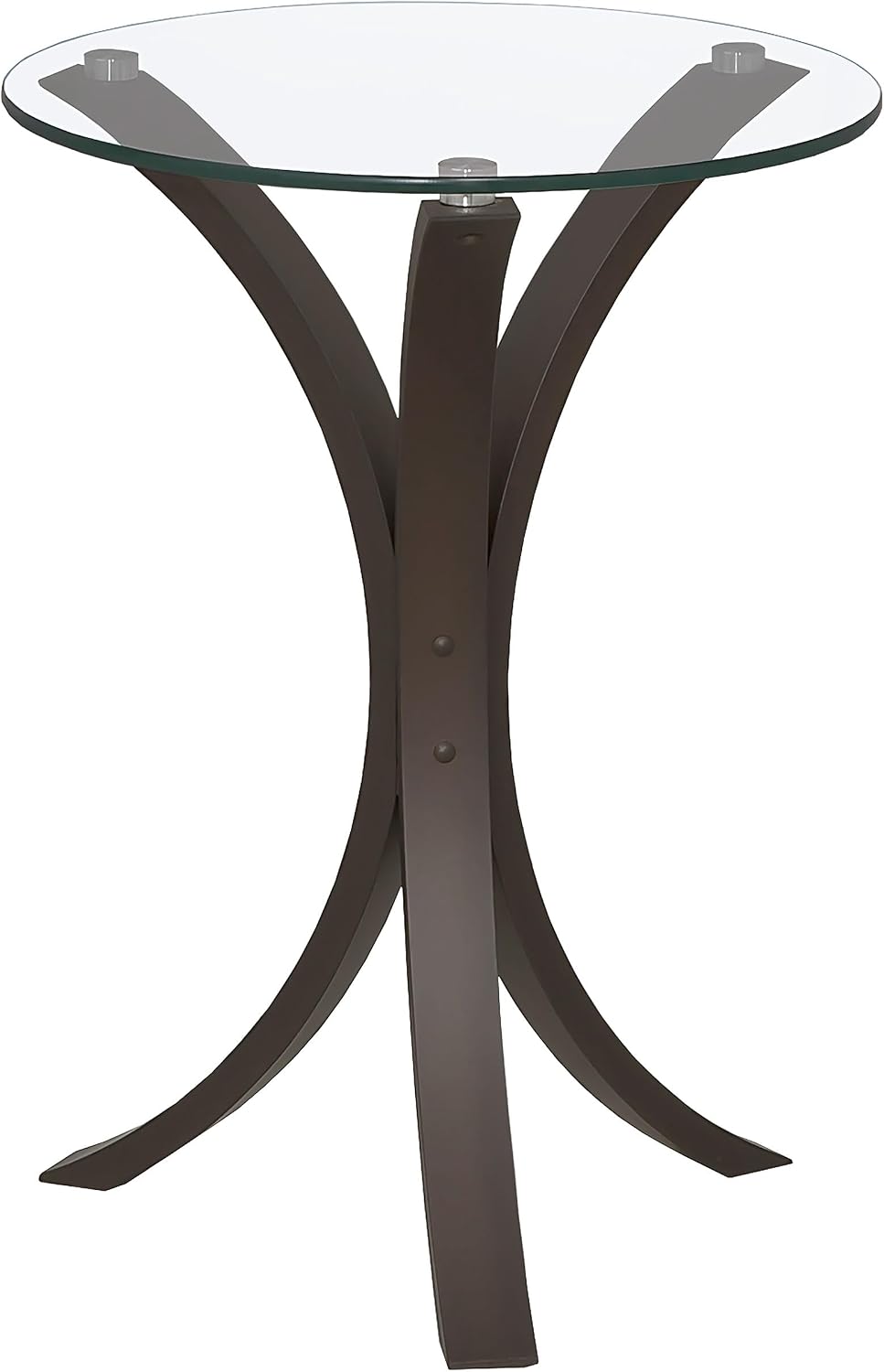 Coaster Home Furnishings - Edgar - Glass and Engineered Wood - 16-Inch Round ...