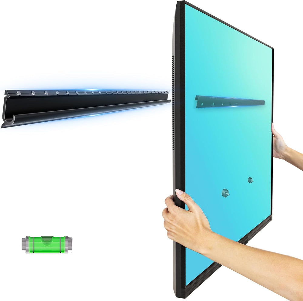 Studless TV Wall Mount for 32-75 inch TVs, Low Profile, No Drill | No Stud Dr...