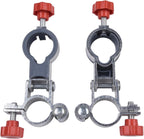 Umbrella Holder Clips Set of 2 for Beach and Fishing Chairs, Compact Design with Adjustable Features in Aluminum Alloy (foldable)