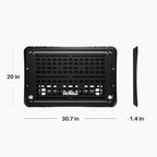 Rear Side Window Storage Panel - Tactical Modular Storage for Tools MOLLE Accessories, Rear Window MOLLE Panel Fits Jeep Wrangler JL 2018-2024