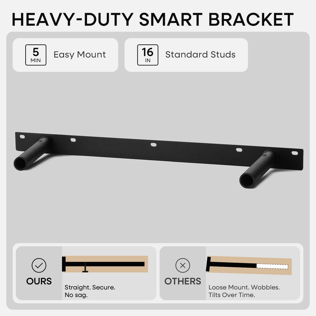 Homeforia 24inch Oak Floating Shelf for Wall, High End Solid Real Wood 24 inches Long Floating Shelves for Bathroom, Honey Oak Wooden Floating Shelves, Heavy Duty Bracket, 24 X 6.5 X 1.75 in, Set of 4