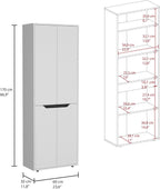 Storage Cabinet Kitchen Pantry Sideboard with Four Doors and and Five Interior Shelves,for Kitchen Home