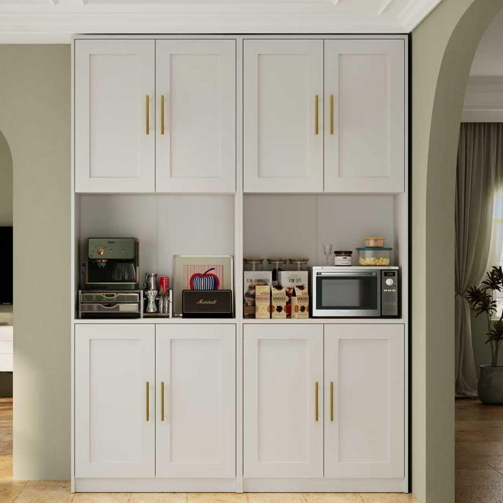 85" Kitchen Storage Cabinets,Corner Pantry Cabinet,Tall Bathroom Cabinet...