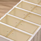 6 Tier Easy Assembly Collapsible Shoe Cabinet Foldable Shoe Organizer Stackable Shoe Storage Box with Clear Door for Front Door Entrance 12Pairs