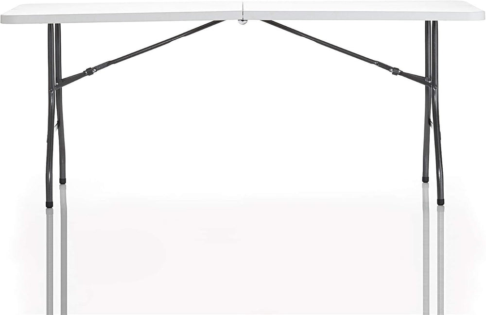 Cosco 6ft Fold-in-Half Blow Molded Folding Table, Indoor/Outdoor, Comfort Han...