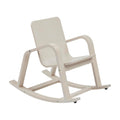 ECR4Kids Bentwood Rocking Chair with Armrests, Montessori, White Wash | Durable birch, GREENGUARD Gold Certified, 2-5 years, 74 lb capacity, comfortable curved seat, nylon glides, classroom/home