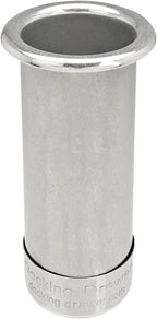 Docking Drawer 2.0" Canister for Hot Tools, Hair Dryer, Curling Iron, and Flat Iron Holder Tube RIng Capped Stainless Steel