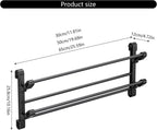 Wall Mounted Folding Shoe Rack 2 Tiers Space Saving Designs for Bathroom and Entryway Without Drilling Required